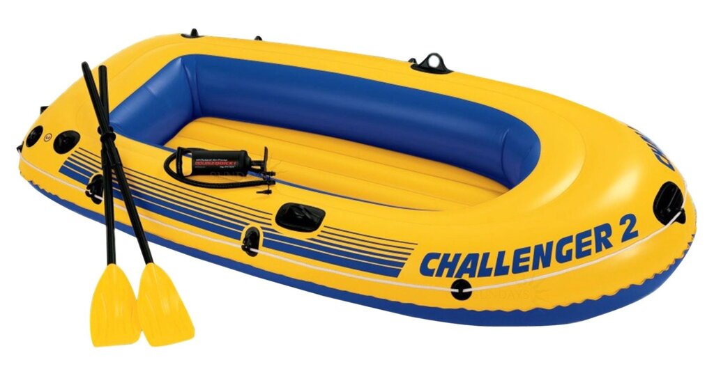 Лодка надувная двухместная Challenger-2 Set